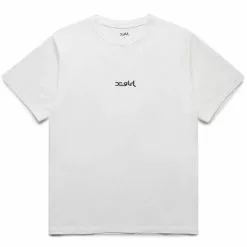 X-Girl FACE BOX LOGO S/S TEE WHITE