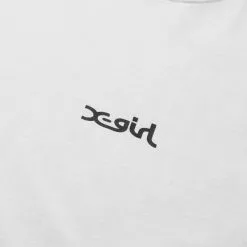 X-Girl FACE BOX LOGO S/S TEE WHITE -Bottoms Sales Store xgirlFACEBOXLOGOSSTEEWHITES105223011020 3 grande