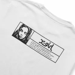 X-Girl FACE BOX LOGO S/S TEE WHITE -Bottoms Sales Store xgirlFACEBOXLOGOSSTEEWHITES105223011020 5 grande