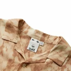 X-Girl MARBLE PRINT OPEN COLLAR SHIRT BROWN -Bottoms Sales Store xgirlMARBLEPRINTOPENCOLLARSHIRTBROWNS105223014001 4 grande