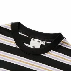 X-Girl STRIPED S/S BABY TEE BLACK -Bottoms Sales Store xgirlSTRIPEDSSBABYTEEBLACKS105223011018 3 grande