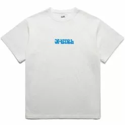 X-Girl WRIGGLING LOGO S/S TEE WHITE